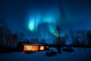 northern lights in lapland