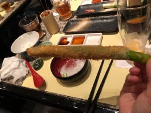 Kushiage food restaurant in Tokyo