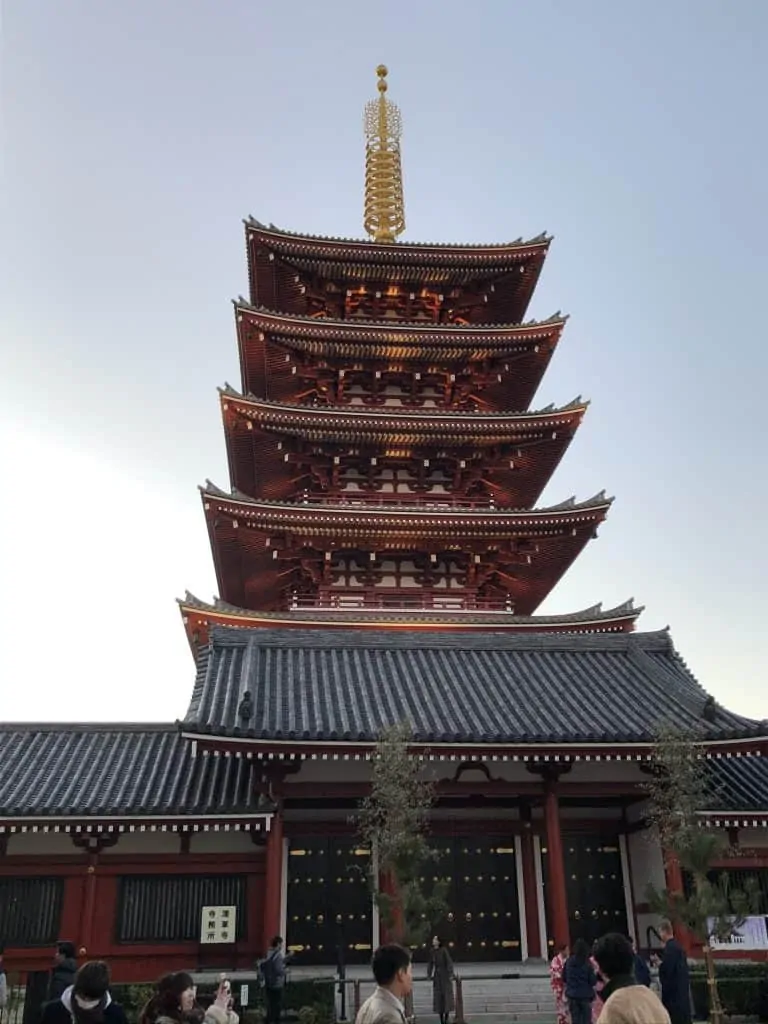 Sensoji temple in tokyo